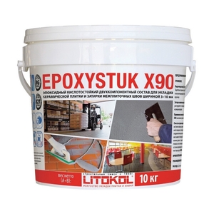 Эпоксидная затирочная смесь EPOXYSTUK X90 C.60 бежевый/багама 10кг