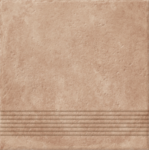Ступень Cersanit Carpet темно-бежевый рельеф 29,8x29,8 CP4A156