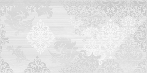 Настенная вставка Cersanit Grey Shades узор белый 29,8x59,8 GS2L051