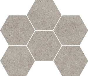 Мозаика на сетке Cersanit Lofthouse серый рельеф 28,3x24,6 LS6O096