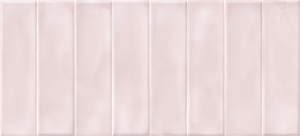Плитка Cersanit Pudra кирпич розовый рельеф 20x44 PDG074