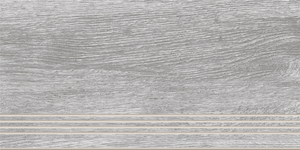 Ступень Cersanit Woodhouse серый рельеф 29,7x59,8 WS4O096