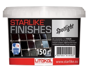 Декоративная серебристая добавка STARLIKE® FINISHES SPOTLIGHT 150г