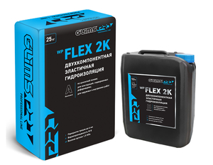 Гидроизоляция эластичная GLIMS®PRO WP FLEX 2 K двухкомпонентная 25кг