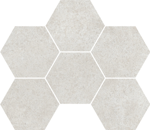 Мозаика на сетке Cersanit Lofthouse светло-серый рельеф 28,3x24,6 LS6O526