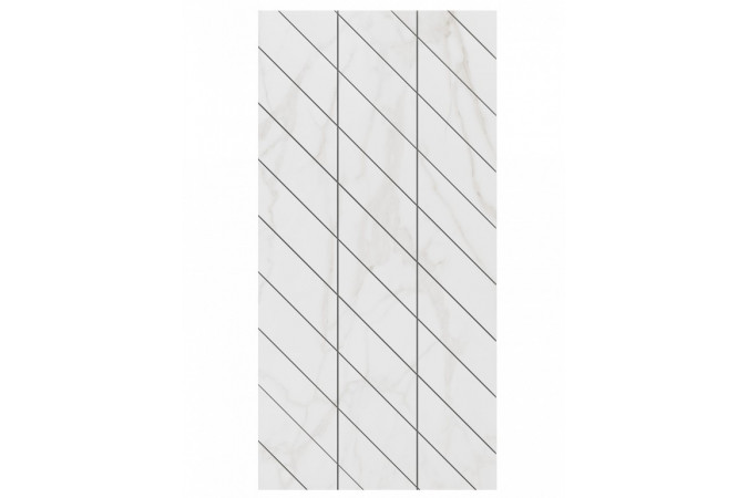 SM02 Supreme белый 30x60 Полированная мозаика