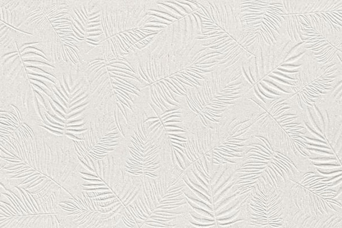 Фото Настенная плитка A58A 3D Wall Carve Leaf Pearl 40x80 8,5мм Matte - 1