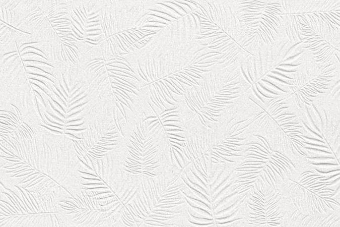 Настенная плитка A578 3D Wall Carve Leaf White 40x80 8,5мм Matte