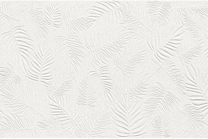 Настенная плитка A578 3D Wall Carve Leaf White 40x80 Matte