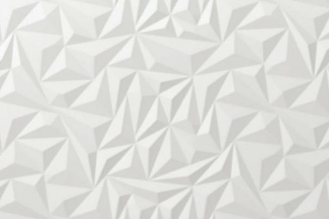 Настенная плитка 8DMA 3D Angle White Matt 40x80 10мм Matte