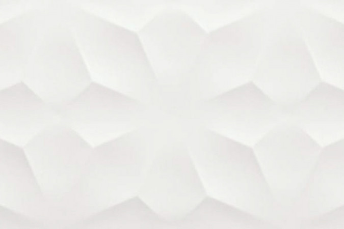 Настенная плитка 8DDI 3D Diamond White Matt 40x80 10мм Matte