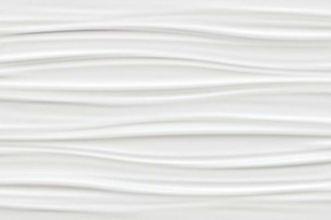 Настенная плитка 8SBW 3D Ribbon White Matt 40x80 10мм Matte