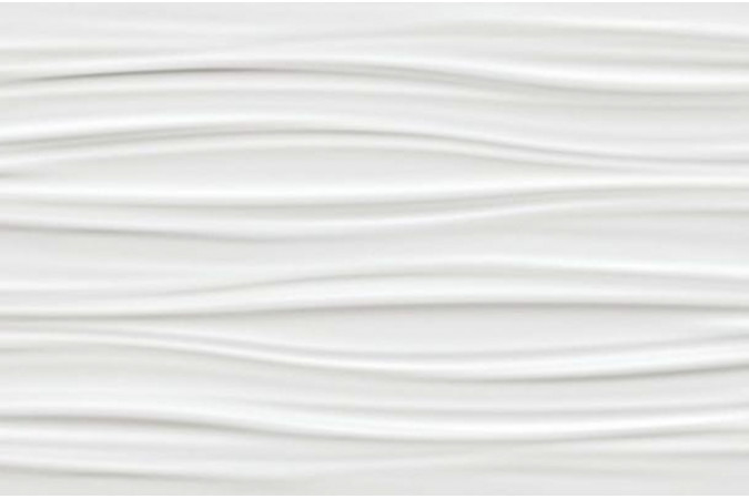 Фото Настенная плитка 8SBW 3D Ribbon White Matt 40x80 Matte - 1