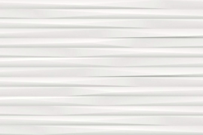 Настенная плитка 9D5B 3D Ultra Blade White Matt 30,5x56 9,5мм Matte