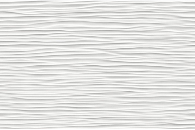 Фото Настенная плитка 9D5W 3D Wave White Matt 30,5x56 Matte - 1