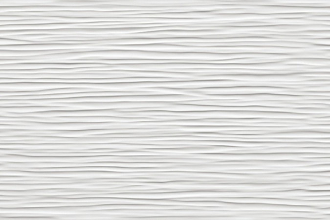 Настенная плитка 8DWG 3D Wave White Glossy 40x80 10мм Lucida