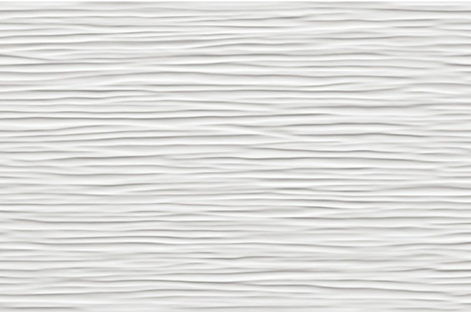 Фото Настенная плитка 8DWG 3D Wave White Glossy 40x80 Lucida - 1