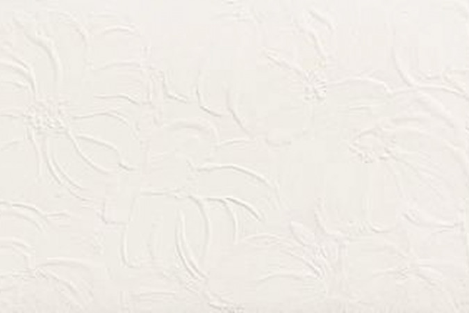 Настенная плитка AHQV 3D Wall Plaster Bloom White 50x120 8,5мм Matte