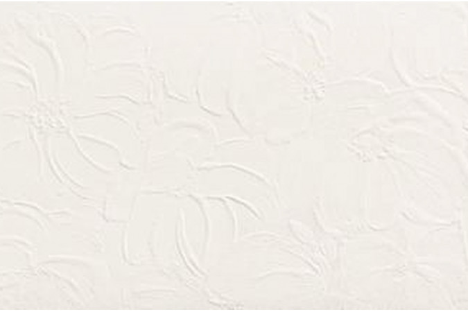 Настенная плитка AHQV 3D Wall Plaster Bloom White 50x120 Matte