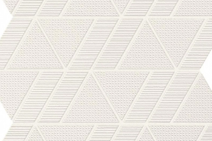 Декор A6SP Aplomb White Mosaico Triangle 31,5x30,5 Matte