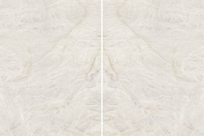 Керамогранит AF2W Crystal White Bookmatch Polished - 12мм ST POLISHED