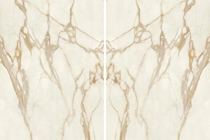 Керамогранит AKFB Calacatta Gold Bookmatch Polished - 12мм ST POLISHED