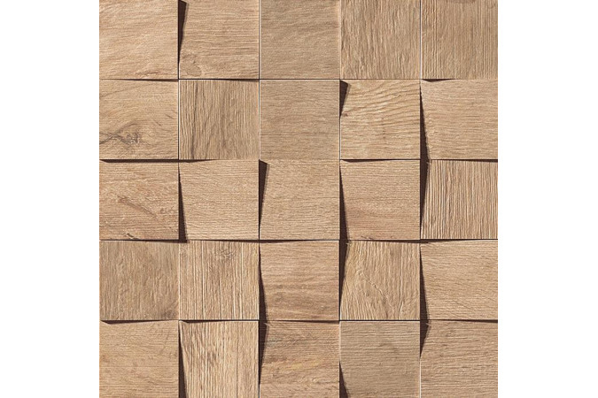 Декор AMV0 Axi Golden Oak Mosaico 3D Matte