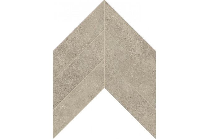 Фото Мозаика AYZF Boost Icor Oyster Chevron 30,5x35,6 9мм матовая - 1