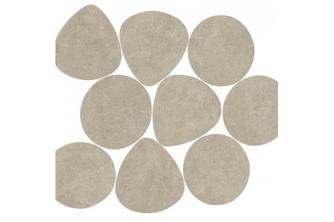 Фото Мозаика AYZX Boost Icor Oyster Pebble A+B Grip 59,5x59,5 9мм структурированная, антискользящая - 1