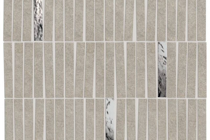 Декор AIHH Boost Mineral Pearl Mosaico Domino Lux Matte