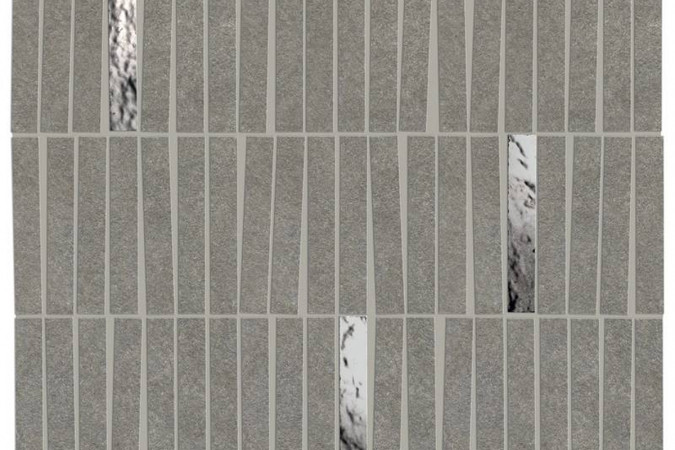 Декор AIHJ Boost Mineral Smoke Mosaico Domino Lux Matte