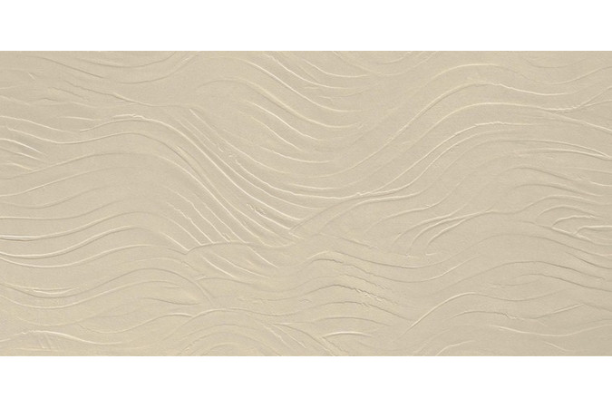 Настенная плитка AQ6X Boost Natural Pro 3D Wave Oat 50x120 Matte