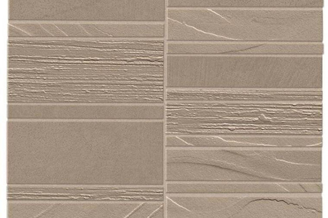 Декор AHHM Boost Natural Ecru Mosaico Trace Mix Matte
