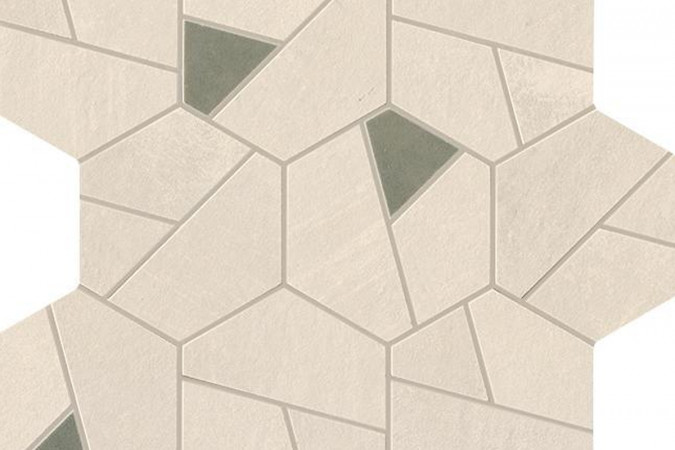 Фото Декор A0QN Boost Pro Ivory Mosaico Hex Olive Matte - 1