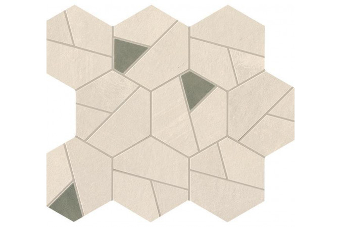 Фото Декор A0QN Boost Pro Ivory Mosaico Hex Olive Matte - 1