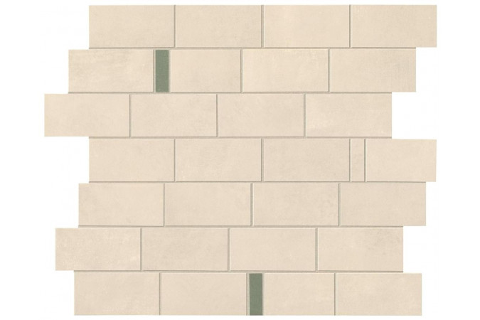 Декор 9BMI Boost Pro Ivory Minibrick Pro Olive Matte