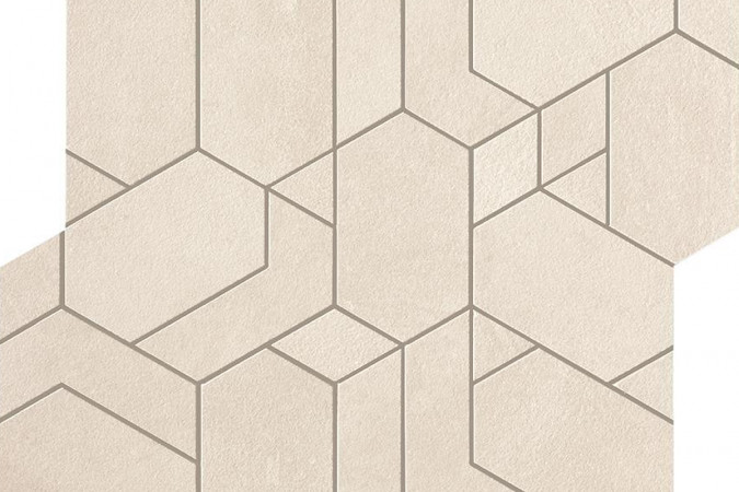 Фото Декор A0P8 Boost Pro Ivory Mosaico Shapes Matte - 1