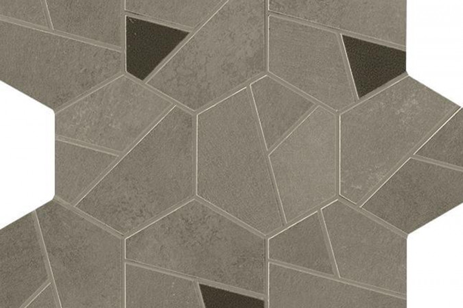Фото Декор A0QP Boost Pro Taupe Mosaico Hex Coffee Matte - 1