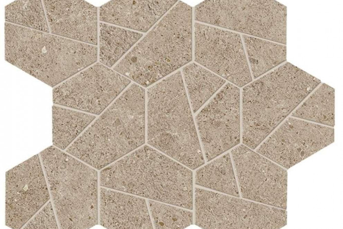 Декор A7CW Boost Stone Clay Mosaico Hex Matte