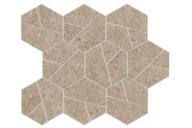 Декор A7CW Boost Stone Clay Mosaico Hex Matte