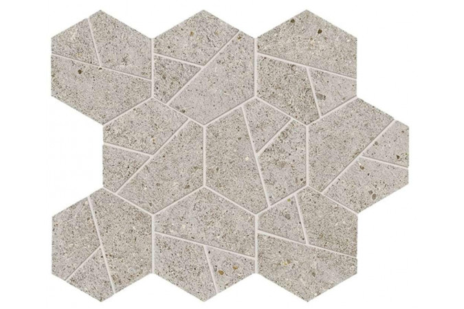 Декор A7CY Boost Stone Pearl Mosaico Hex Matte