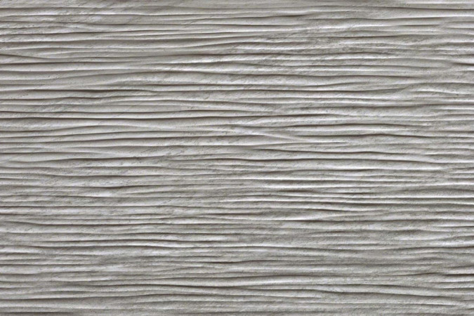 Фото Настенная плитка 8BDE Brave 3D Wave Grey 40x80 10мм Matte - 1