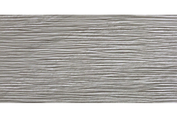 Фото Настенная плитка 8BDE Brave 3D Wave Grey 40x80 Matte - 1