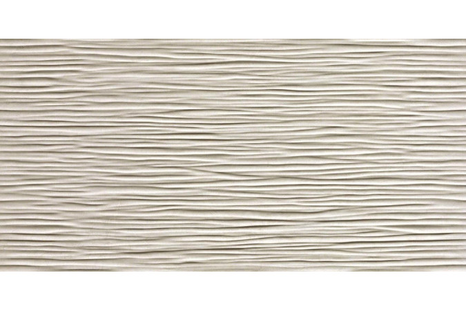 Фото Настенная плитка 8BDG Brave 3D Wave Gypsum 40x80 Matte - 1