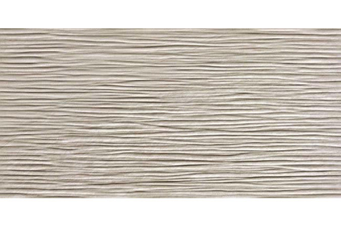 Фото Настенная плитка 8BDP Brave 3D Wave Pearl 40x80 Matte - 1