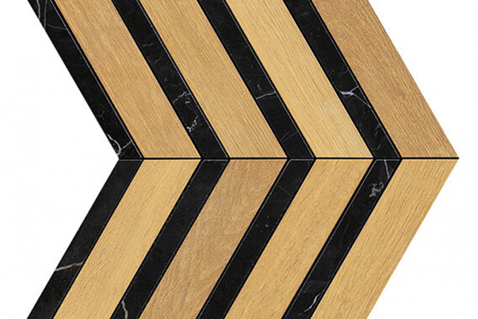 Декор AO3K Heartwood Malt Marble Chevron 29,4x28,7 Matte