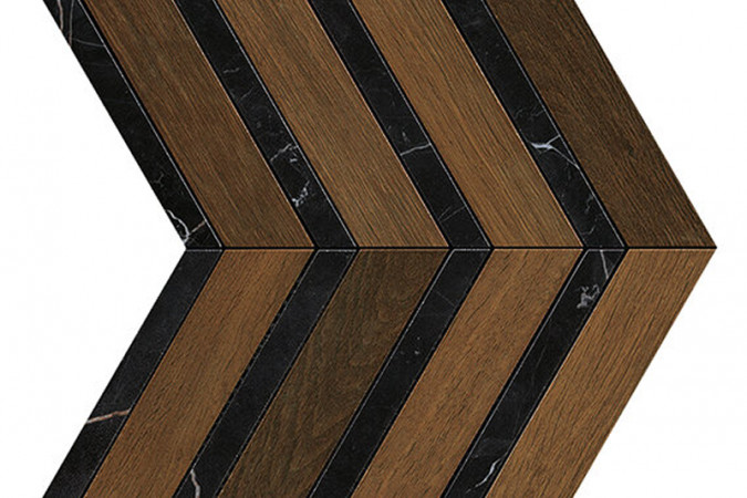 Декор AOYI Heartwood Moka Marble Chevron 29,4x28,7 Matte