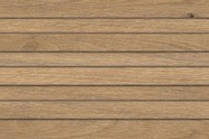 Фото Керамогранит AYCP Log Icon Oak TATAMI 3D 18,5x120 9мм матовый - 1