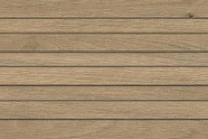 Фото Керамогранит AYCT Log Moon Oak TATAMI 3D 18,5x120 9мм матовый - 1
