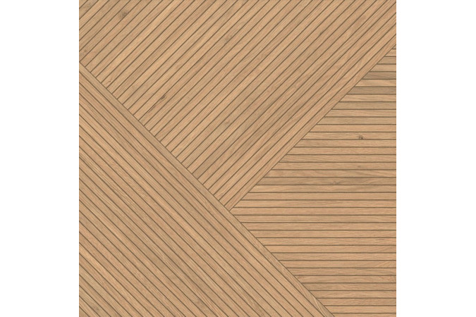 Фото Керамогранит AX4O Log Icon Oak Modern Frame 2 60x60 Matt - 1